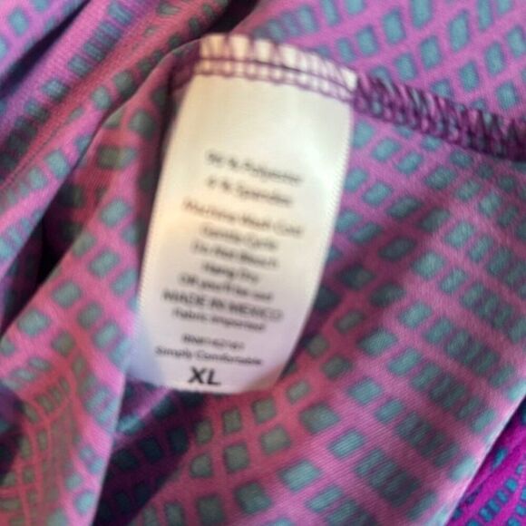 LuLaRoe Azure Plum/Purple/Blue high waist maxi skirt, size XL - Picture 5 of 5